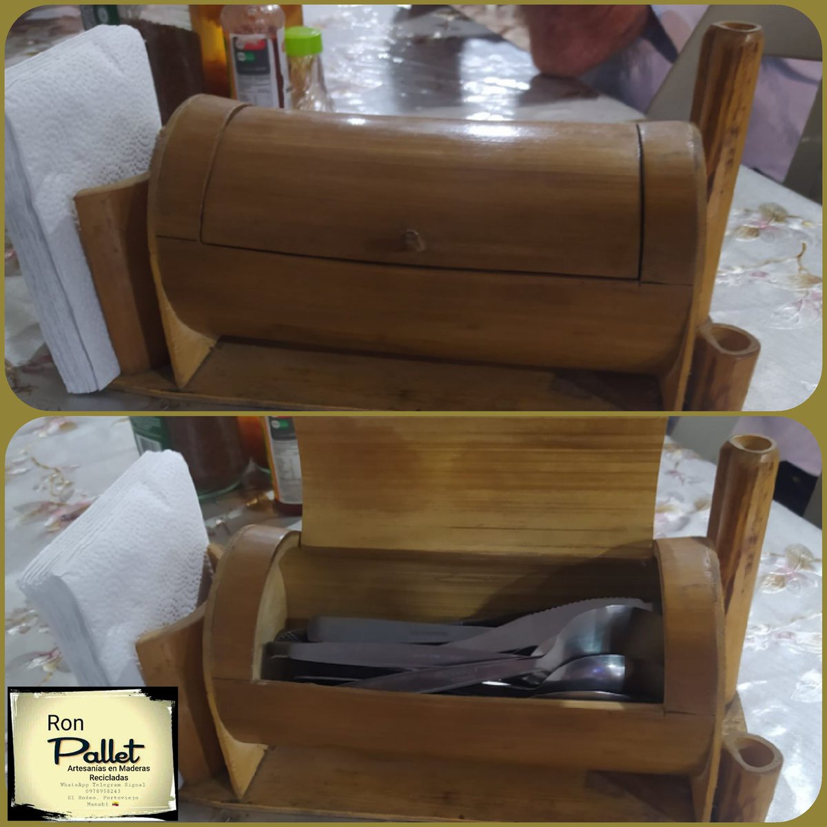 RonPALLET66's tweet image. 'RonPallet &amp;amp; ElGroot'
Artesanías hechas con maderas recicladas por #PPL del #CRS4 El Rodeo de Portoviejo 
Apoyemos con sus DONACIONES de maderas materiales herramientas y su compra de estas prácticas artesanías

WhatsApp Telegram o Signal 0978958243
#RehabilitaciónEfectiva