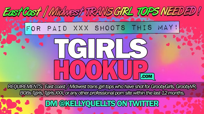 I need trans girl tops who live on the east coast / the mid-west USA to shoot for my website https://t