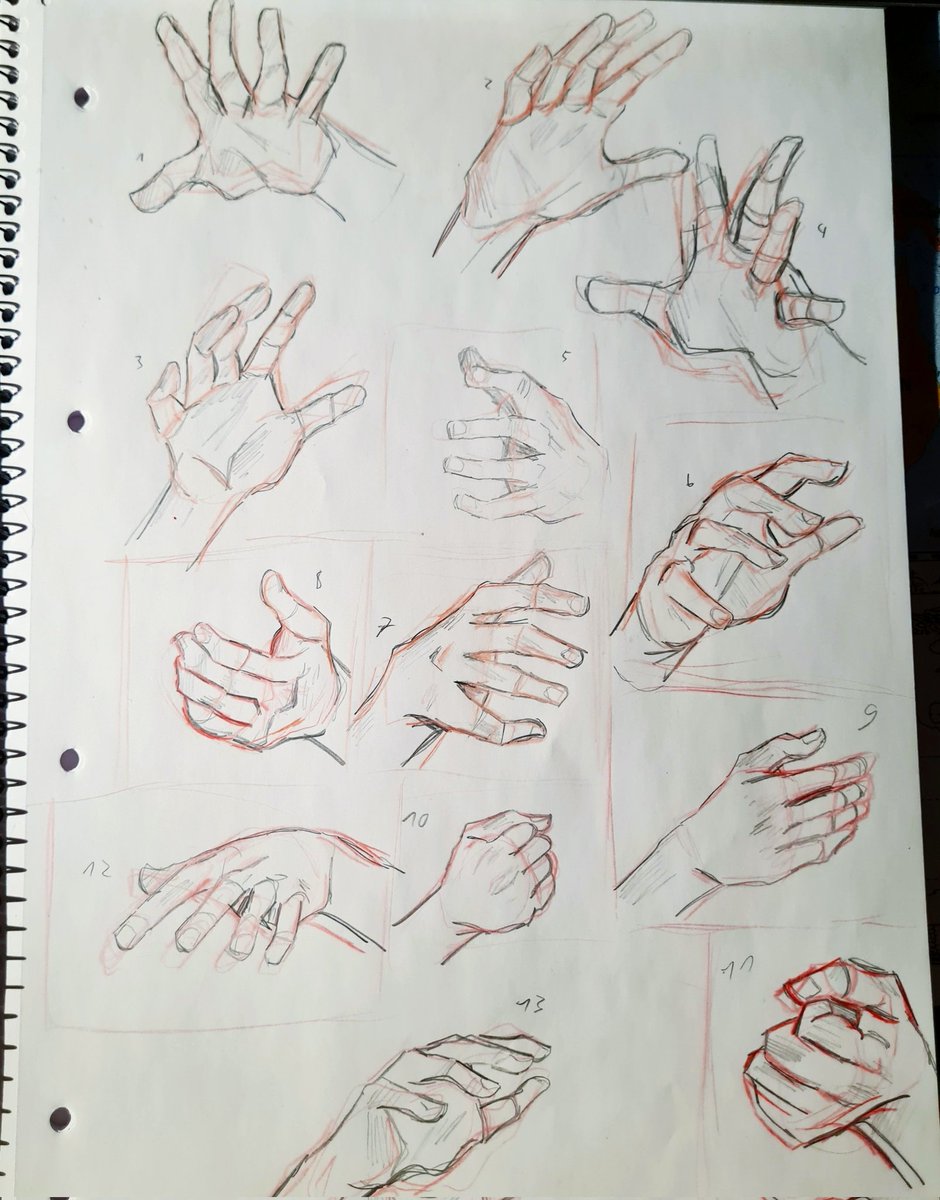 started hand studies a day ago 