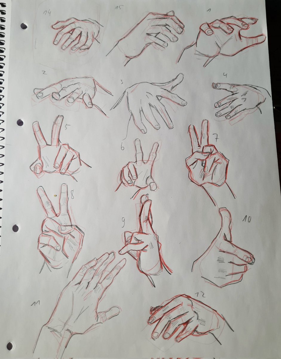 started hand studies a day ago 