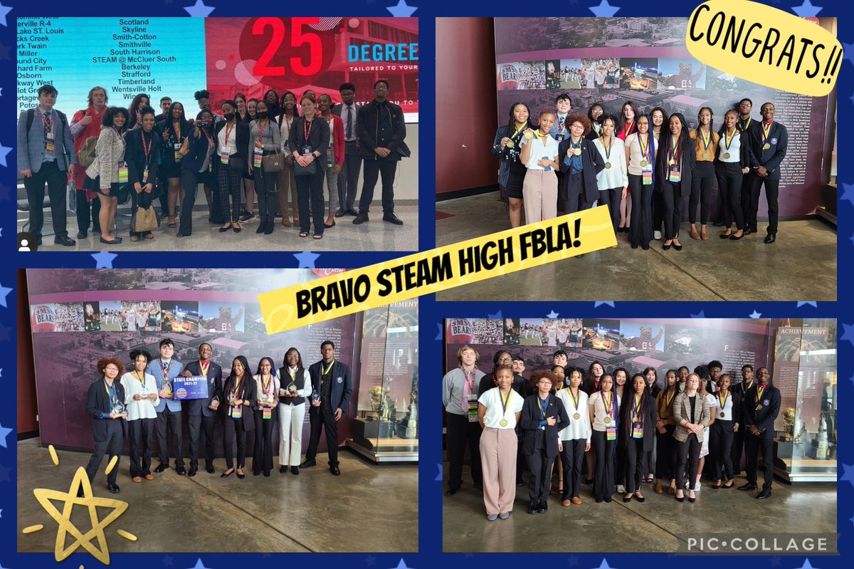 STEAMAcademyMSB's tweet photo. So proud of our STEAM High FBLA who knocked it out of the park at State! #steamhigh #iamfergflor https://t.co/B7hGNIYURz
