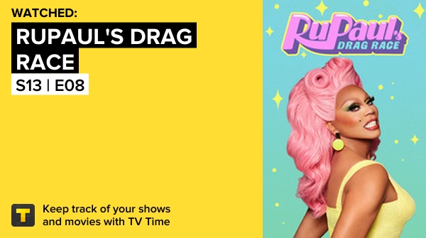 smokeandvisions's tweet photo. I've just watched episode S13 | E08 of RuPaul's Drag Race! https://t.co/ua8aU0n0cJ #tvtime https://t.co/zzaBZ47hjD