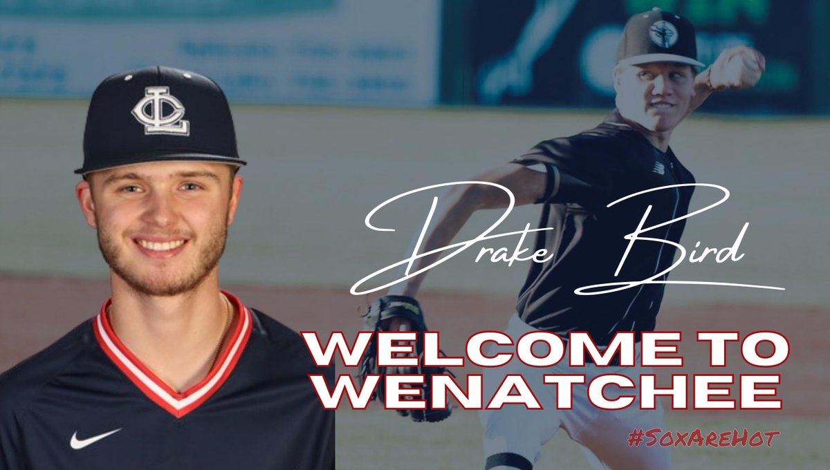 AppleSox's tweet photo. We're excited to have @ChelanBaseball alum Drake Bird suiting up in AppleSox red, white and blue this summer! https://t.co/GrAZaa92gJ