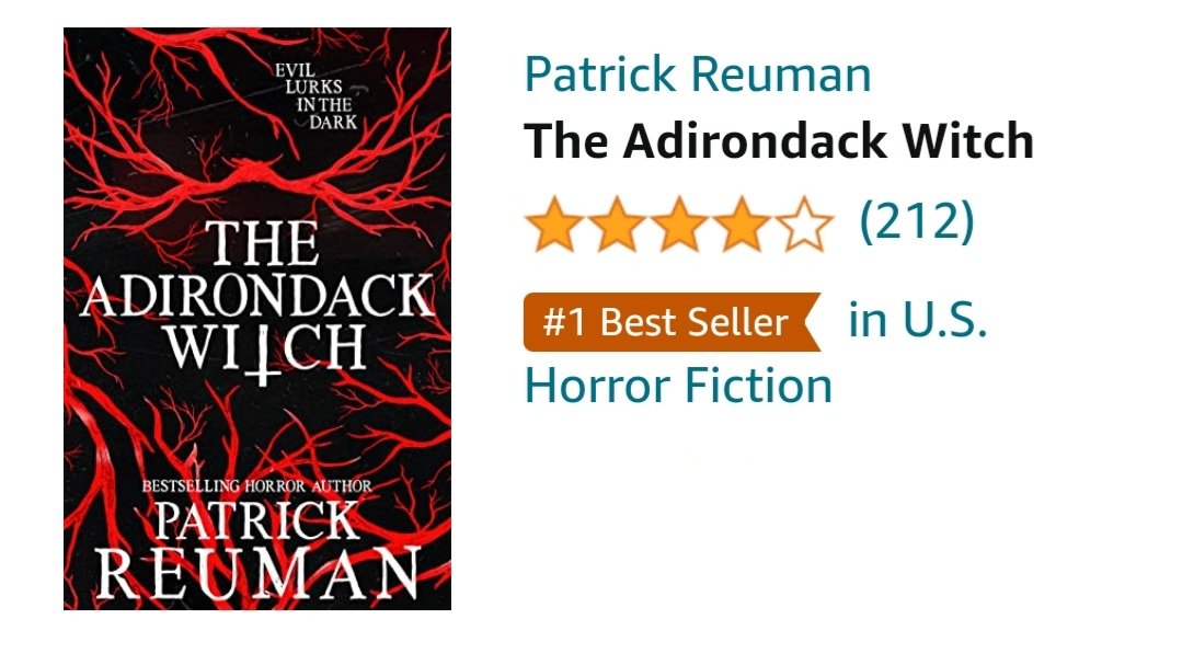THE ADIRONDACK WITCH is the #1 book in US HORROR FICTION.