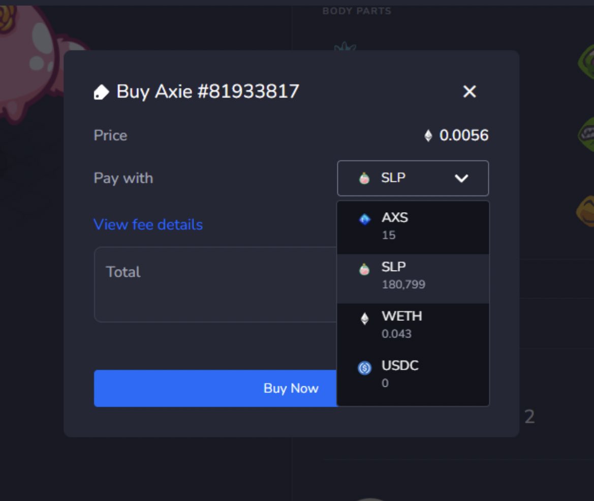 jungz_daily's tweet photo. Just in : 
Today, You will can buy axie infinity assets using $AXS, $SLP, WETH and USDC 

It's really good news for AXS and SLP, one more utility unclock -> medium of exchange 

When $RON to be an unit of account? 👀 https://t.co/TXrEx8KdTJ