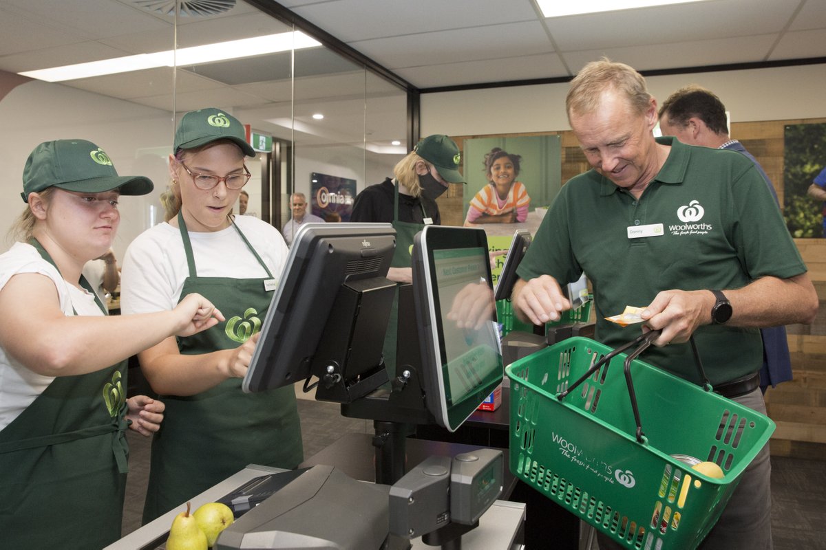 OmniaInclusive's tweet photo. THAT'S A WRAP! 🎉 We had a great time launching Queensland's first ever mini Woolworths for assisting young job-seekers with diverse characteristics to transition to the workplace. Thank you to our partners @woolworths &amp; @FujitsuAU &amp; all our guests for helping us celebrate. https://t.co/DgMk62Xna2