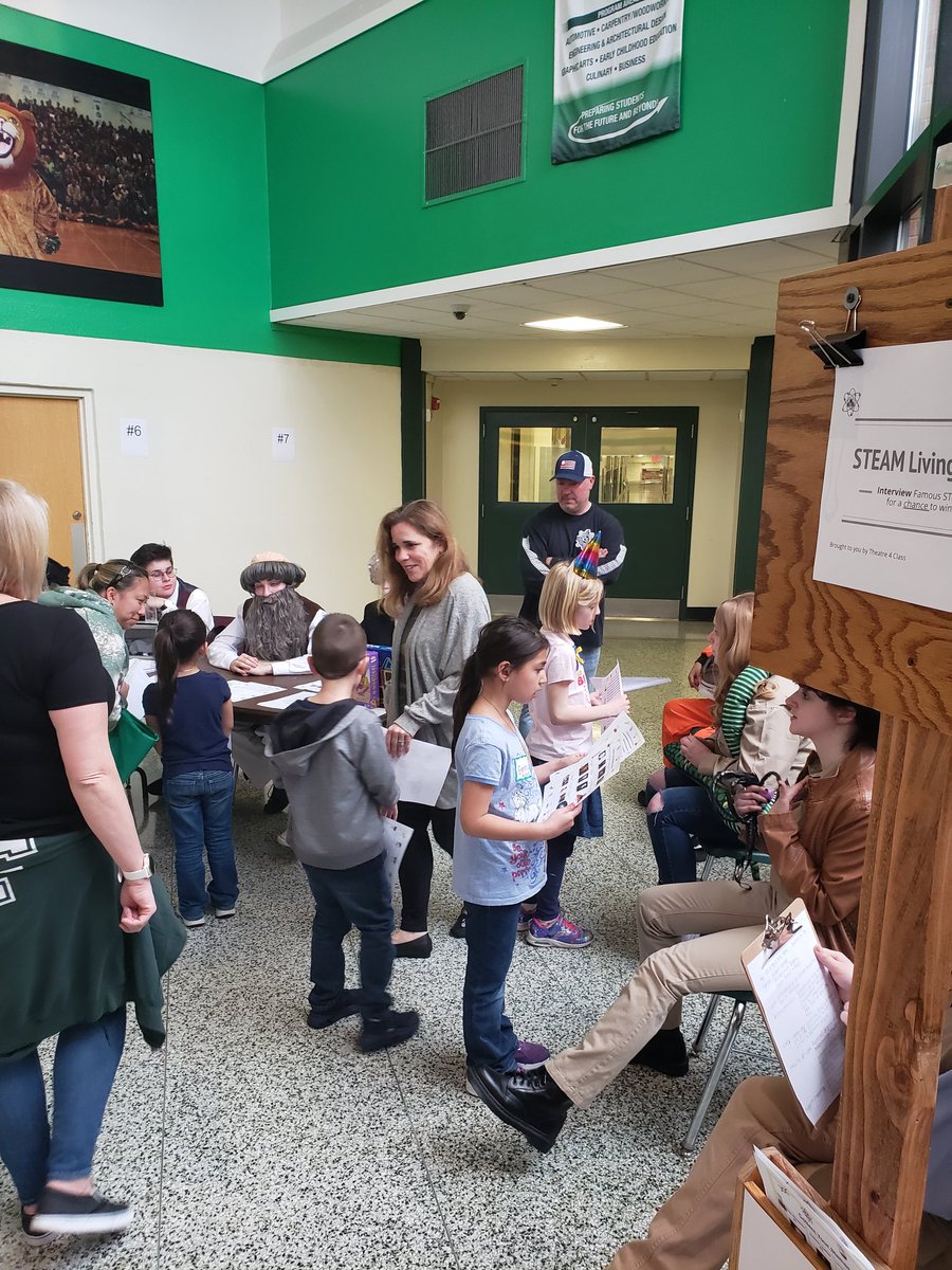 Nice being a part of the "a" in STEAM Night tonight. Theatre 4 rocked with their interactive living museum of famous scientists... Einstein, Galileo, Curie, Darwin and even Indiana Jones made an appearance. <a href="/FHSDalers/">FHS Dalers</a>
