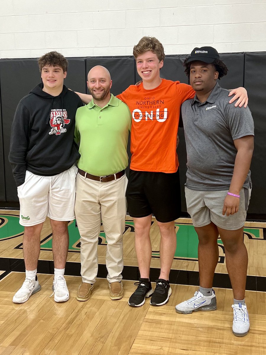 coffmanlacrosse's tweet image. Big day for 3 Coffman lacrosse seniors.  Congratulations to 
Michael Trbovich who committed to Lewis University in Illinois @LewisMLax, 
Lance Stevenson who committed to Ohio Northern @ONUMLAX and Leroy McIver who committed to Spalding @SpaldingMLAX in Kentucky! #RockPride