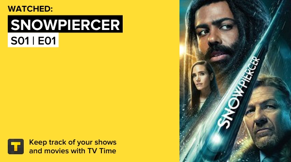 smokeandvisions's tweet photo. I've just watched episode S01 | E01 of Snowpiercer! https://t.co/PRlm3UIBts #tvtime https://t.co/YS4m9s5bJy