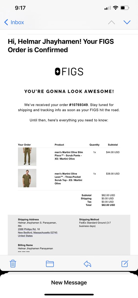 helmar_ph's tweet photo. So kilig, ordered my first @wearfigs
Just so dumb I forgot to use the #FirstFigs promo code. Zzzzz https://t.co/ShEXe9er7z