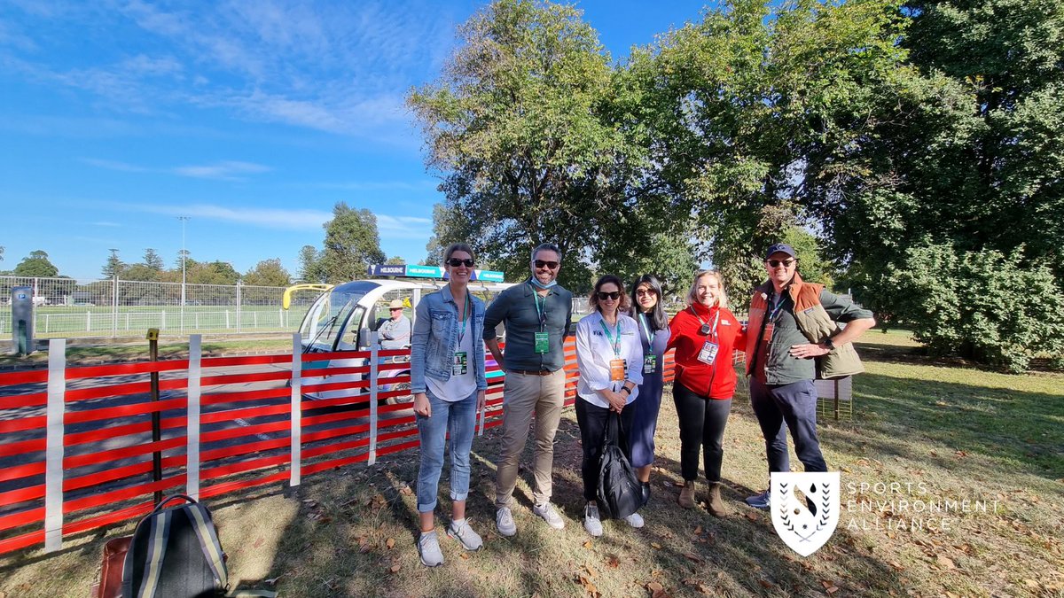 SEA_theChange's tweet photo. Last week, the #SEATeam got among the action at the #F1 #AusGP.
We #enviroloved learning more about some of #SEAMember @ausgrandprix' incredible sustainability {pilot} projects.
Congratulations on delivering such an amazing event!
#SEA_theChange #NoPlanetNoPlay https://t.co/Eb16ZGsrQ2