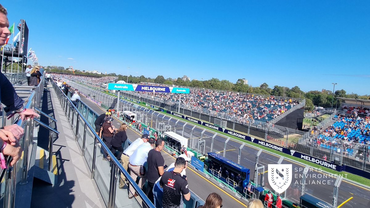 SEA_theChange's tweet photo. Last week, the #SEATeam got among the action at the #F1 #AusGP.
We #enviroloved learning more about some of #SEAMember @ausgrandprix' incredible sustainability {pilot} projects.
Congratulations on delivering such an amazing event!
#SEA_theChange #NoPlanetNoPlay https://t.co/Eb16ZGsrQ2