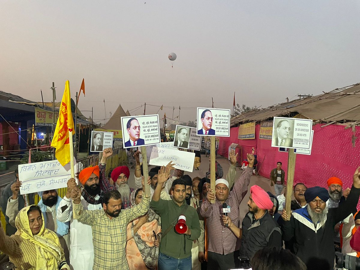 kisanektamorcha's tweet photo. Remembering Baba Saheb Dr BR Ambedkar on his birth anniversary. A propagator of liberty, equality and fraternity, the most needed qualities in this painful time.

An inspiration for movements, Baba Saheb will always remain in our thoughts and practices.
#AmbedkarJayanti #JaiBhim https://t.co/bSduJs1ENC