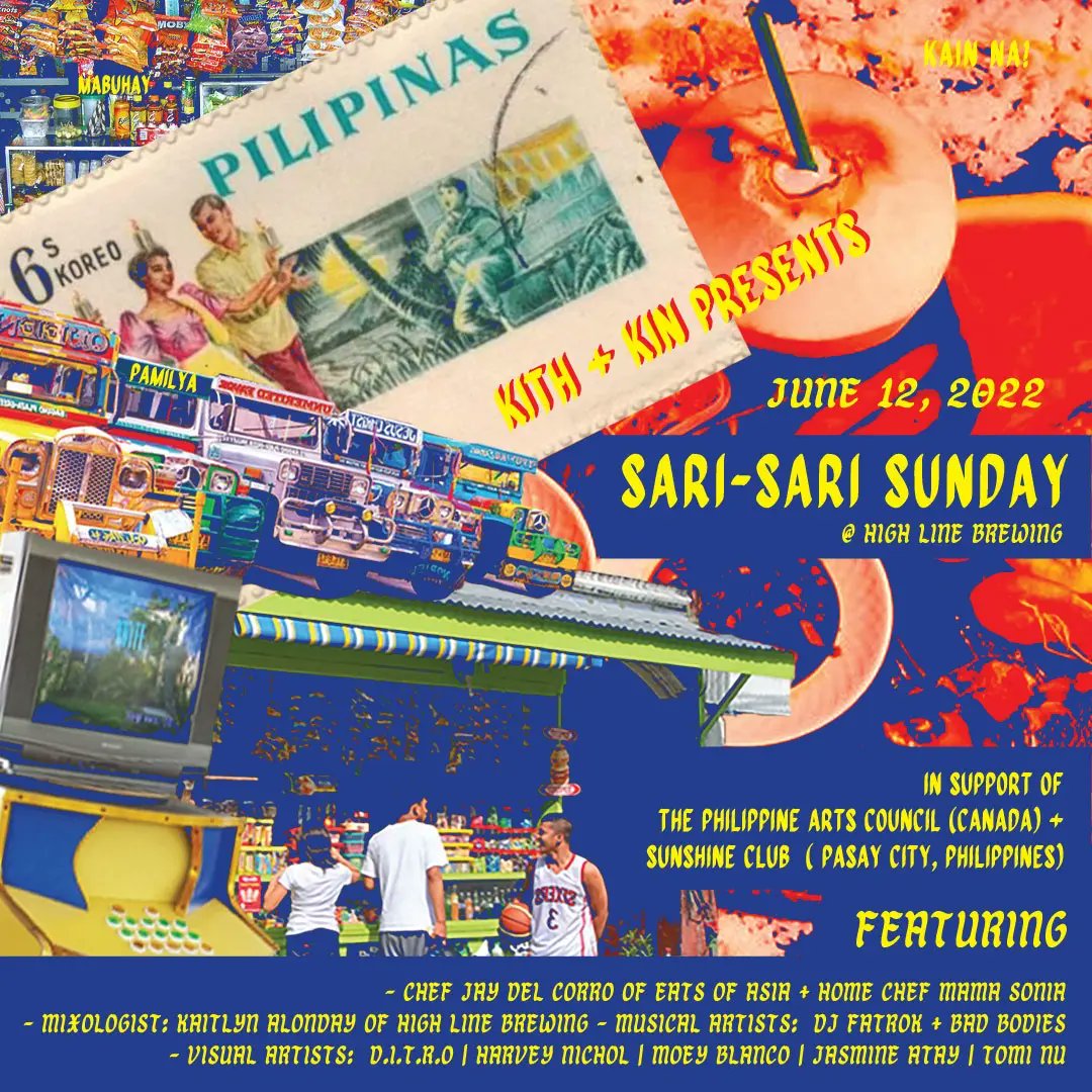 EatsOfAsia's tweet image. In celebration of Philippines Independence Day Jun 12 2022,  @kithandkinyyc, @highlinebrewing, &amp;amp; @eatsofasia have come together for a special event, Sari-Sari Sunday, celebrating the people, food, art, music, &amp;amp; culture of The Philippines. DM for tix! #filipinofood #kamayan