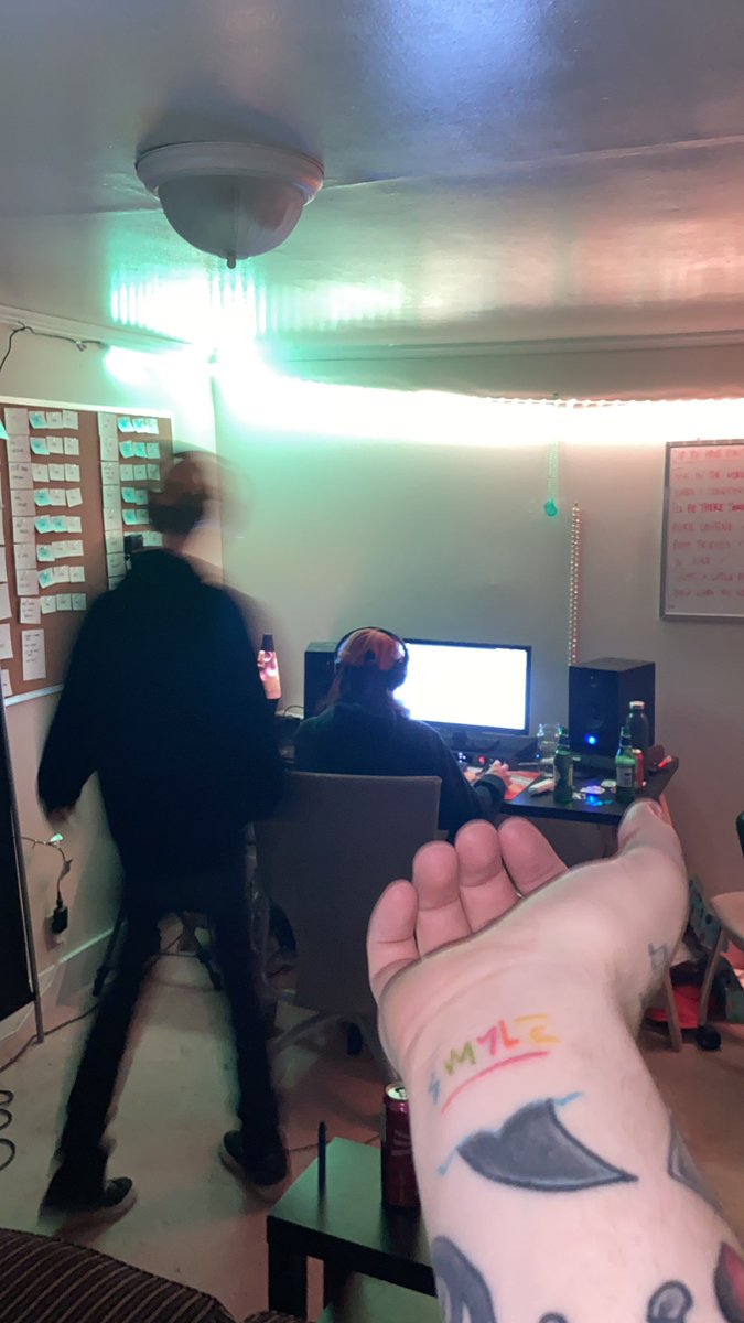 ItsAtay's tweet image. See you in the studio in a year @SuperDuperKyle @superduperbrick