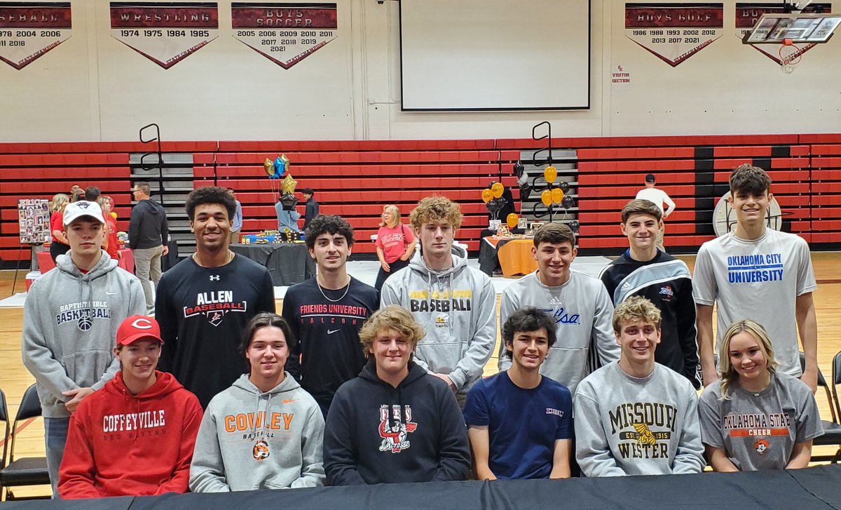 Fantastic morning celebrating our senior student-athletes who are continuing their athletic careers in college.