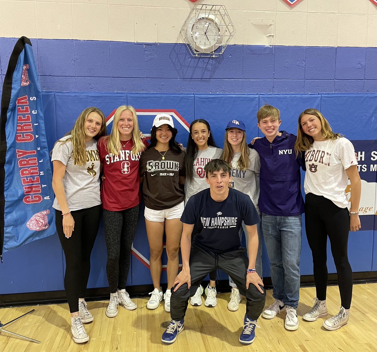 Some of our awesome athletes at signing day today.  Congratulations to all!!  A few more to come soon.