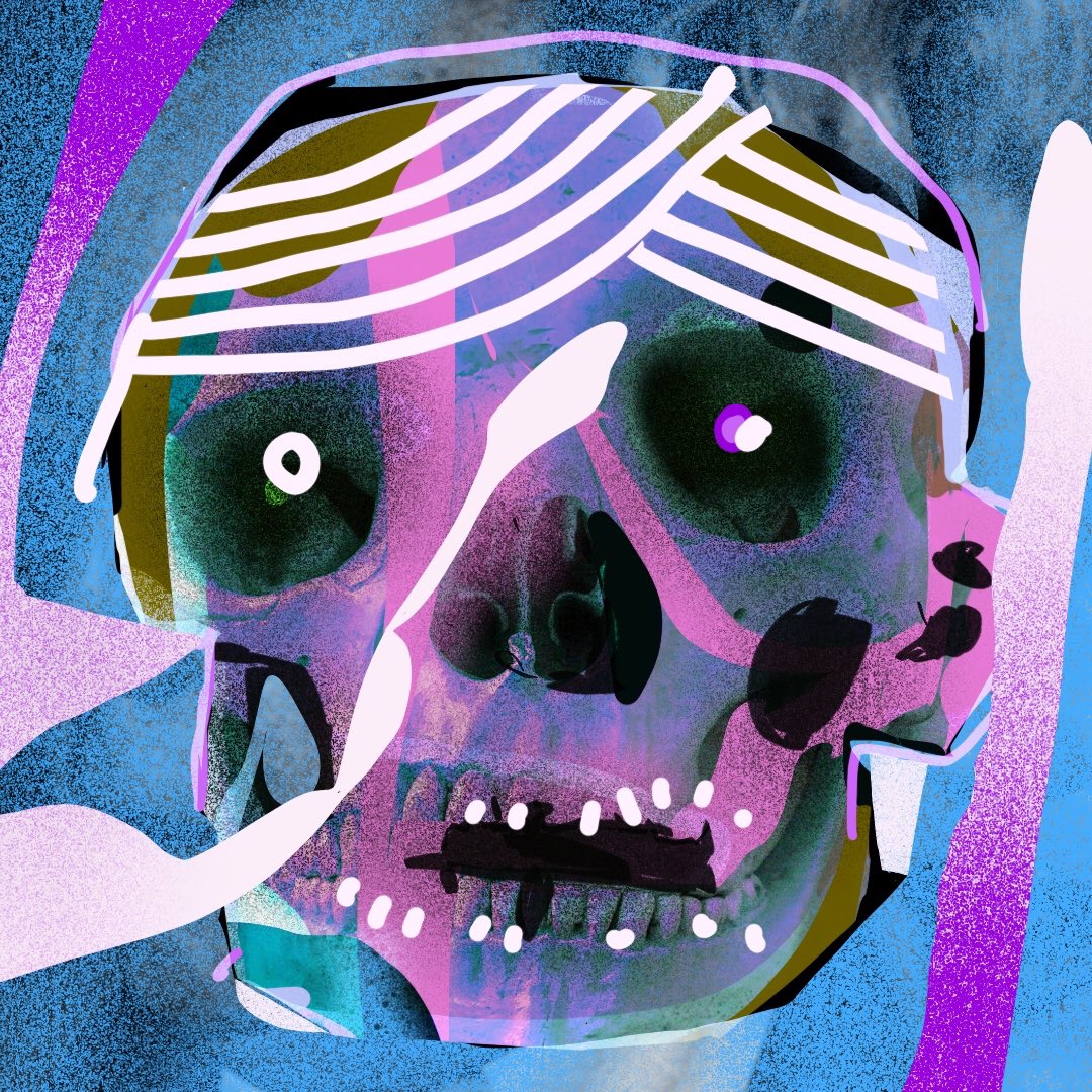 I’ll be minting this a Ghoste Skull and drawing a new one during the <a href="/The_GhostClub/">Ghost Club</a> stream tomorrow. I’ll be on PM shift!