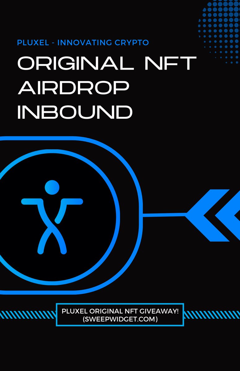 PLUXELCrypto's tweet photo. The moment we have all been waiting for… AIRDROP INBOUND! Enter to win on the link below! https://t.co/sXVYRvpeky