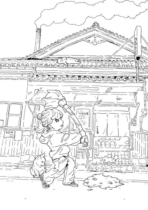 線画③
銭湯は好きでたまに入りに行きます♨️
裸眼だと何にも見えないのでお風呂上がり椅子でボケーと座ってたら視界の先にTVがあったらしく、見知らぬおじさんに「兄ちゃんこれどっちだと思う?」と聞かれ『どっちって何が』と思い情報ゼロのクイズに「うーん、難しいですねぇ…」と本心を答えました。 