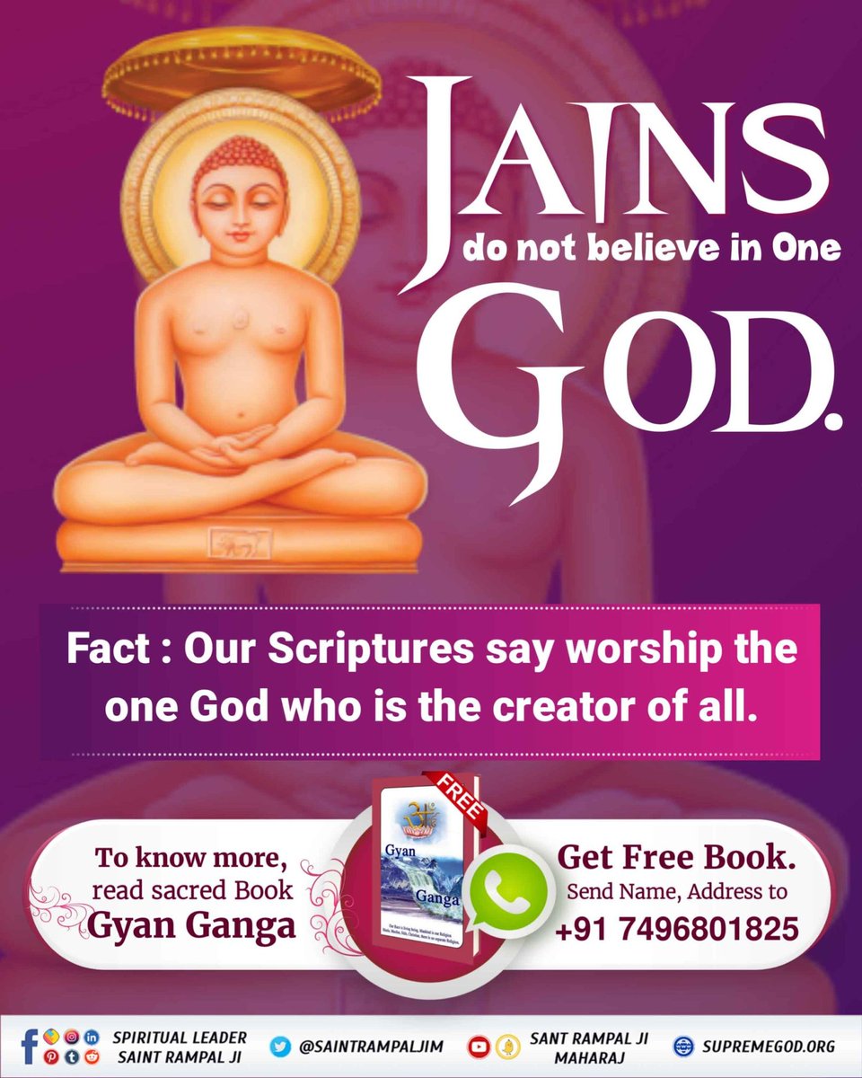 #Aao_JainDharm_Ko_Jaanein Shri Rishabhdev ji was the originator of Jainism, a noble soul. He had come and met the Supreme God Kabir Sahib. God gave him the knowledge that your spiritual practice is not complete salvation.
