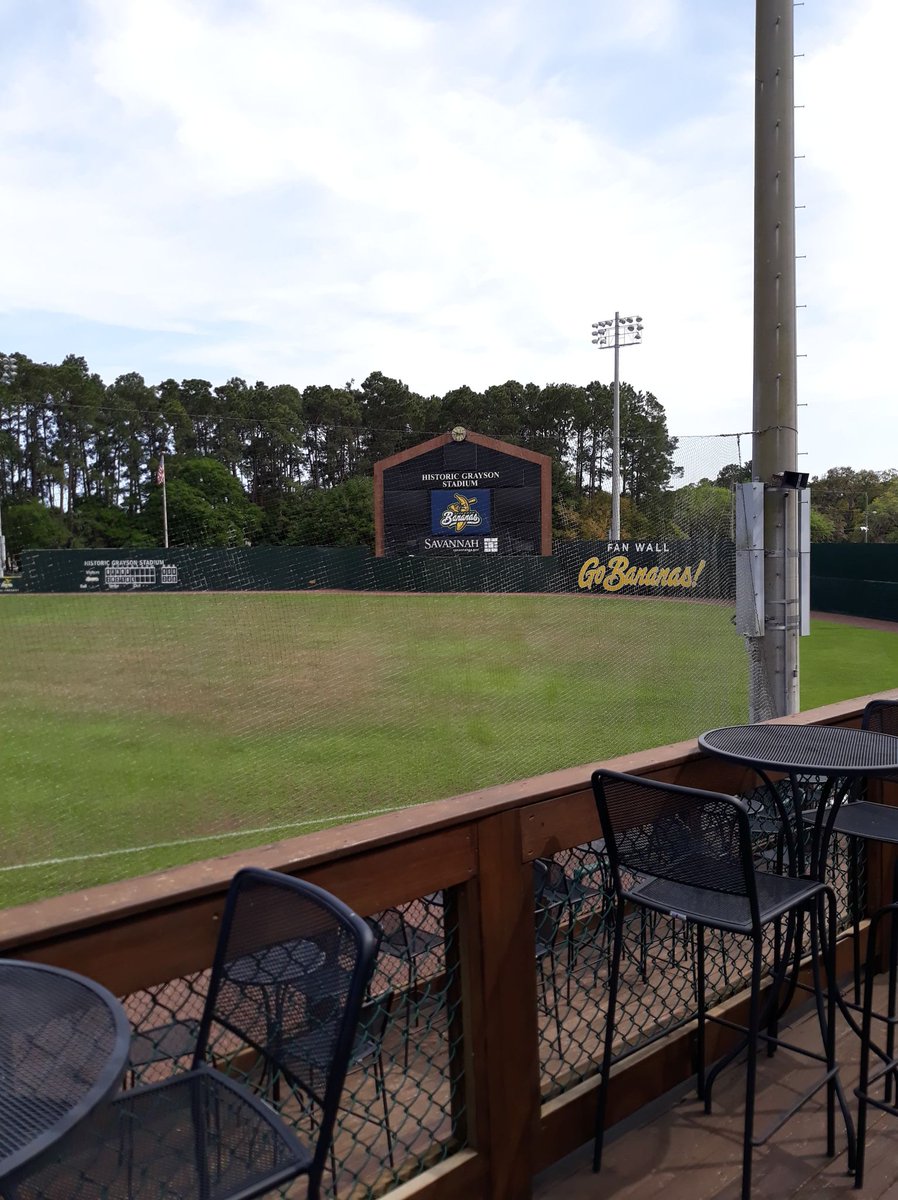 FirstCityPride's tweet photo. We're going Bananas. @TheSavBananas,  that is.  Today we toured FCPC's designated seating area at Grayson Stadium for the June 21st (SOLD OUT) Bananas game.  Don't worry -- we've got you covered.  FCPC's tickets will go on sale on our website on 5/1

https://t.co/uyx5e9H4JB https://t.co/PD1whrETC6