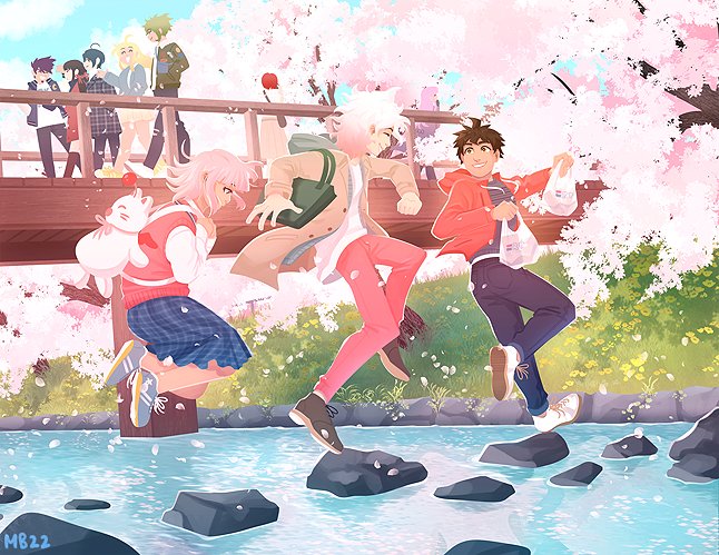 minhtblue's tweet photo. 🍡🌸☀️#danganronpa https://t.co/XMzZRt0wwD