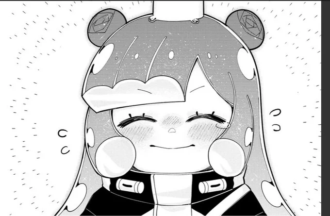 一見めっちゃかわいいコマだが
頭から脚が生えている 