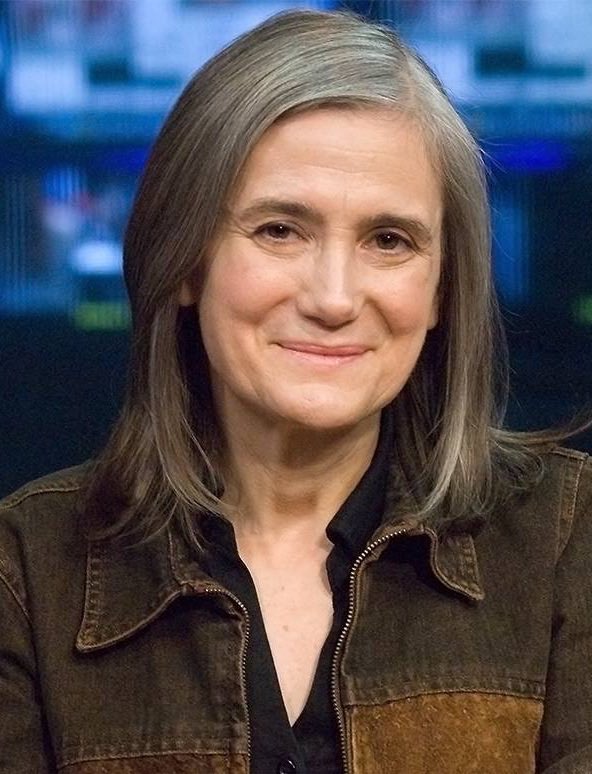 It\s amy goodman\s birthday. everybody say happy birthday to amy goodman 