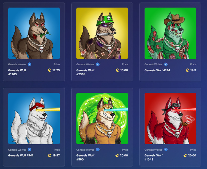 🧊⛓️🐺#IcedOutWolves Floor Update🐺⛓️🧊

"Skelly" Floor: 12.75 $Luna
"Silver" Floor: 19.97 $Luna
"Gold" Floor: 50 $Luna

Come get in the Alpha community on <a href="/GenesisWolfNFT/">GENESIS WOLVES</a> and lets continue to build our diverse holder community! 

#GenesisWolves