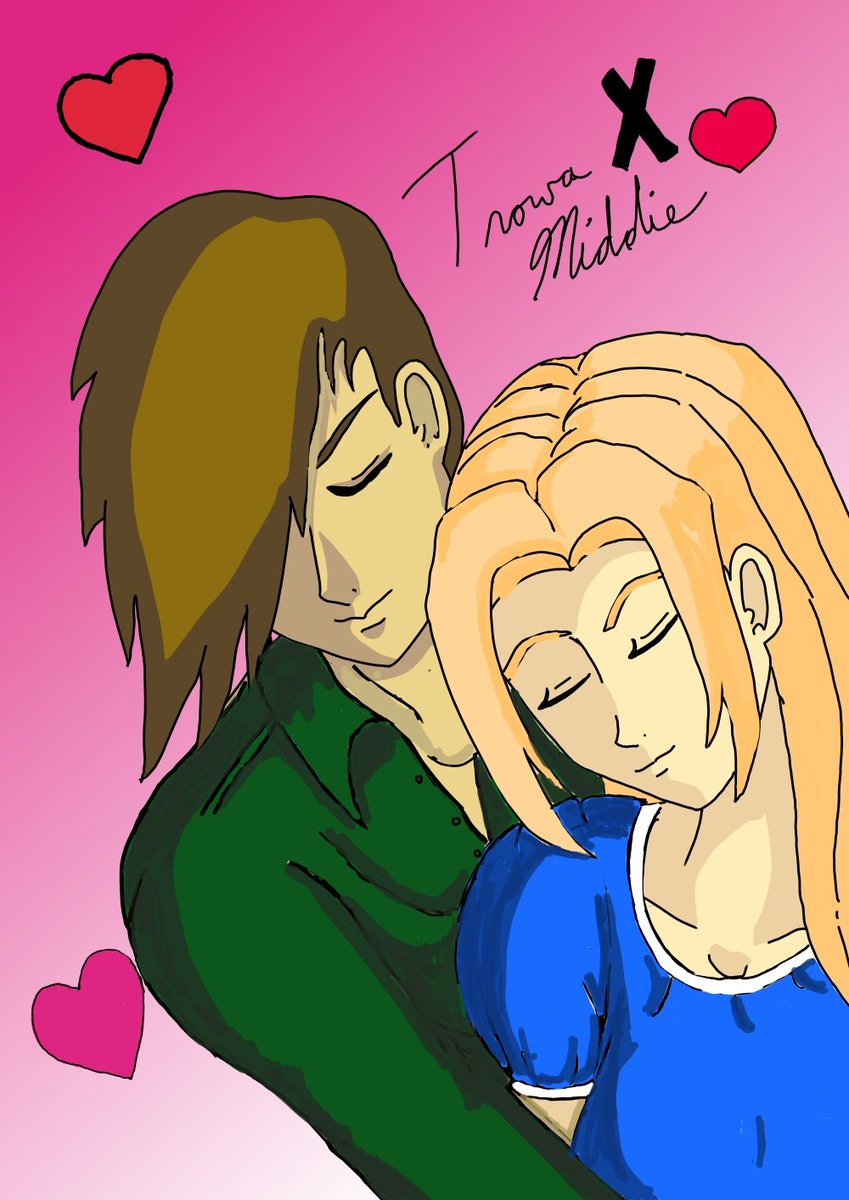 MrsHuxley87's tweet photo. Here is the more family-friendly version of the picture. I love this couple so much!
#TrowaBarton #MiddieUne #GundamWing #3xM https://t.co/0BBKscjeB3