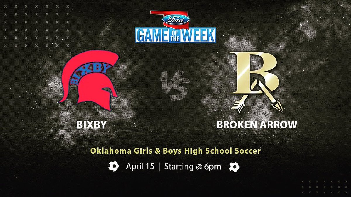 Come out and support your Bixby Spartan Soccer teams!! Girls play at 6:00. Boys play at 8:00. It’s the Ford Game of the Week and will be broadcasted on Cox channel 3. Let’s pack the stadium!!