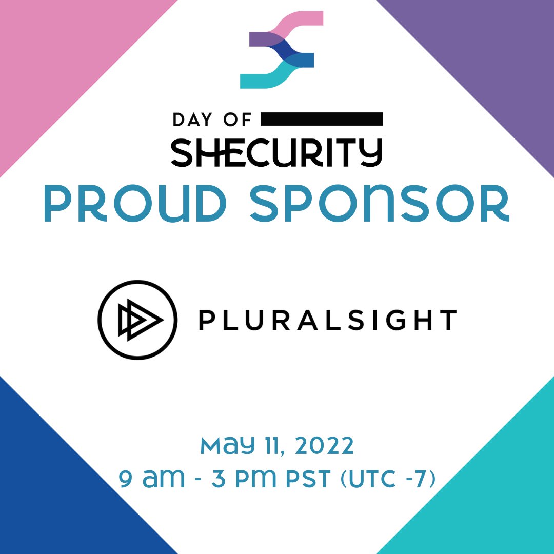 Aaron Rosenmund (@arosenmund) on Twitter photo Proud to represent <a href="/pluralsight/">Pluralsight</a> and supporting <a href="/DayOfShecurity/">Day of Shecurity</a>  Don't miss it! We also have the one and only <a href="/aFrostyBri/">Bri Frost</a> presenting a workshop, and some free training opportunities. More to come.
#cybersecurity Proud to represent <a href="/pluralsight/">Pluralsight</a> and supporting <a href="/DayOfShecurity/">Day of Shecurity</a>  Don't miss it! We also have the one and only <a href="/aFrostyBri/">Bri Frost</a> presenting a workshop, and some free training opportunities. More to come.
#cybersecurity