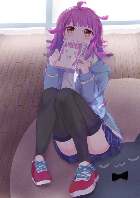 こっちからも失礼します。過去絵ですが投稿します#虹ヶ咲学園スクールアイドル同好会 #絵描きさんと繋がりたい #天王寺璃奈 