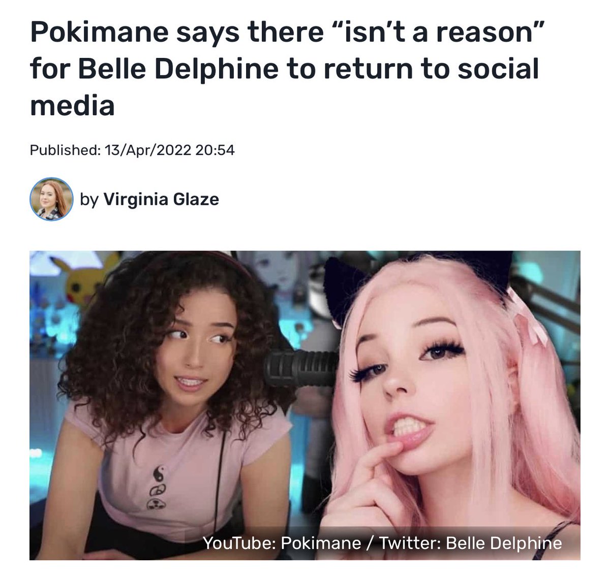 Belle Delphine returns to social media with TikTok and On