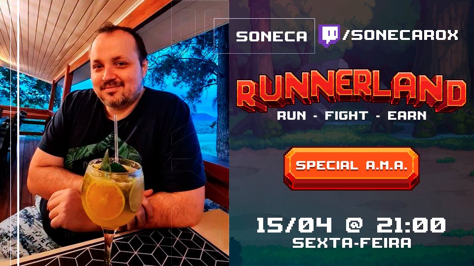 📣Sexta-Feira as 21:00, AMA com o Soneca!

Aproveite esta oportunidade para ficar por dentro do projeto e tirar todas suas duvidas!

🟣 twitch.tv/sonecarox