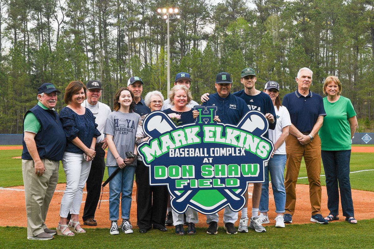 Tonight we got to honor Coach Mark Elkins and congratulate him and his family on his retirement.  Our facility is now officially the Mark Elkins Baseball Complex at Don Shaw Field.  Thank you coach for your 30 years of dedication and passion for our program.