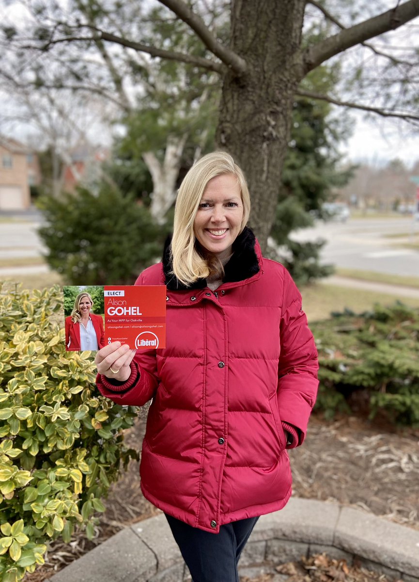 In 50 days, the people have a choice. 

Over the past year, I have knocked on thousands of🚪throughout Oakville &amp; it’s been an honour to listen to my community every day on how we can make life better ☀️ 

In 50 days, let’s choose an <a href="/OntLiberal/">Ontario Liberal Party | Parti Libéral de l'Ontario</a> govt that will work for everyone.