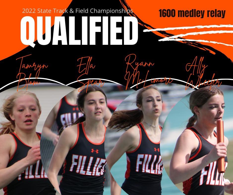 Fillies that have prequalified for Wyo State Track meet #gofillies #natronastrong