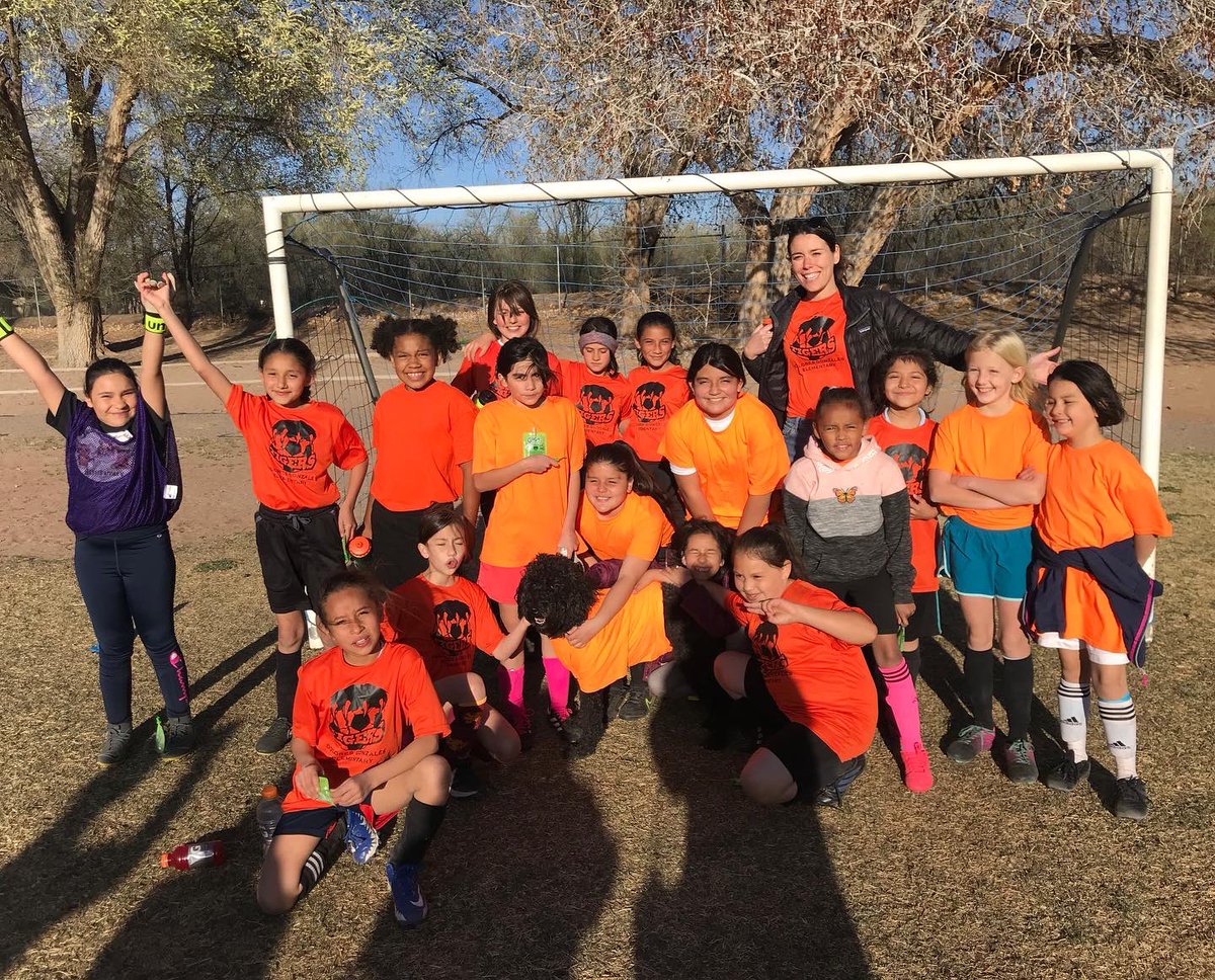 DGESTigers's tweet photo. Our girls soccer team tied this evening against Valle Vista ES. The score was 0-0, but there were lots of amazing shots on goal! Our DG defense and goalie did a stellar job keeping the other team from scoring. They are true champs!! Great job, tigers!! 

#SoccerTeam #AbqSchools https://t.co/68XFERSNgL