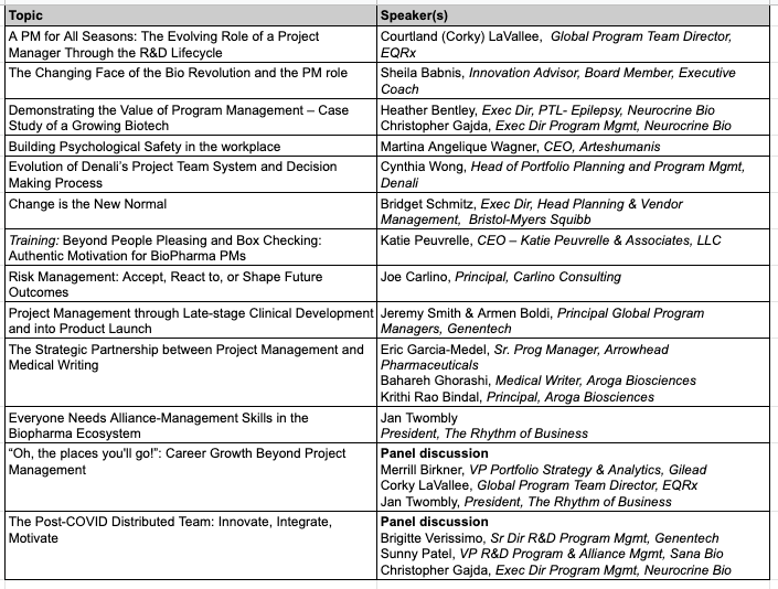 See updated agenda and panelists!