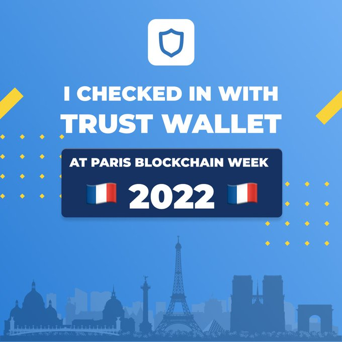 Lhey011's tweet photo. @TrustWallet @binance Thank you @TrustWallet #trustwalletparis https://t.co/5SbcR5VKRD