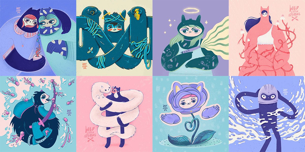 Hi #portfolioday #portfolioday2022 here WLS ^(❛ᴥ❛)^ — Cute furry creatures and their wild adventures⚡️