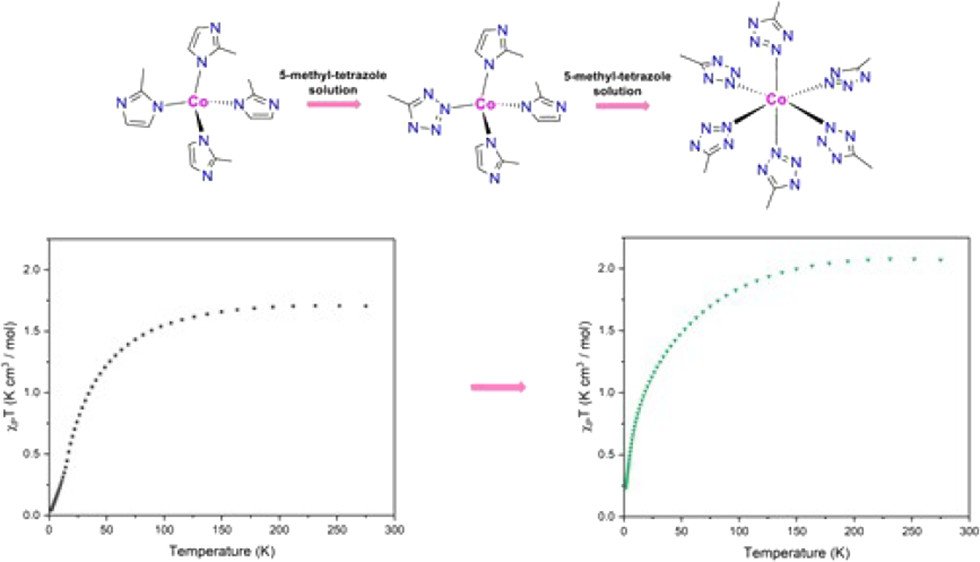 bhkenlo's tweet photo. Postsynthetic Treatment of ZIF-67 with 5-Methyltetrazole: Evolution from Pseudo-Td to Pseudo-Oh Symmetry and Collapse of Magnetic Ordering https://t.co/plzhyF81ys Huang, Berry, & co-workers @InorgChem #cobalt #methylimidazole #ZIF_67 #tetrahedral #methyltetrazole #octahedral https://t.co/YtS00eBHeJ