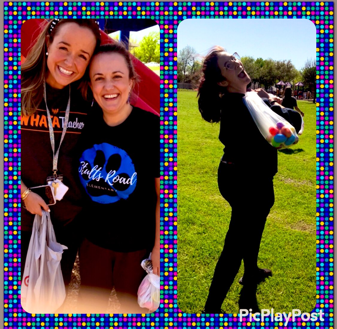 pinilla_thinks's tweet photo. @StultsRoadElem Had an Easter Egg Hunt today for the teachers & staff! What fun we all had on such a beautiful afternoon! @ZannyZizzle @maddiebasso @TTribble_READ @TheCButler #muchneededfun #Easter #RISDPowerofLove #RISDBecause Mr. Barnett surprised us today! #BestDayEver 🐰 🐣 https://t.co/2nxPLRiUms