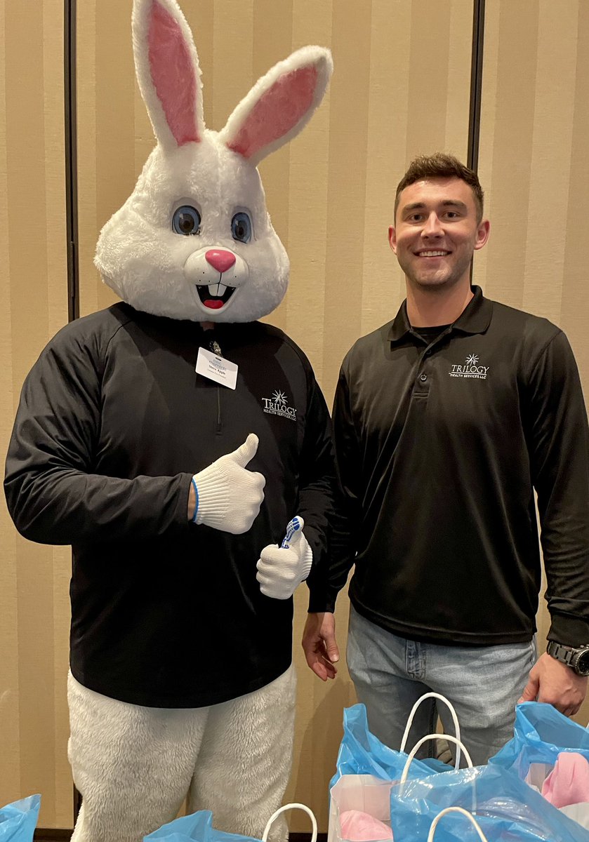 SApple7's tweet photo. Easter Bunny at the Spring Meeting 2022… #EPICMoments22 #TeamTrilogy @trilogy_healthservices @trilogy_careers @TrilogyCareers @Trilogyhs @TrilogyHealthServices https://t.co/3VPjfheKF6