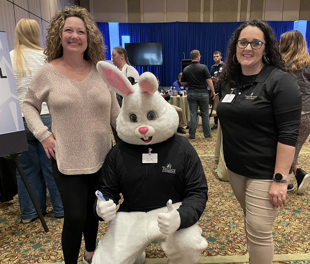 Easter Bunny at the Spring Meeting 2022… #EPICMoments22 #TeamTrilogy @trilogy_healthservices @trilogy_careers @TrilogyCareers @Trilogyhs @TrilogyHealthServices