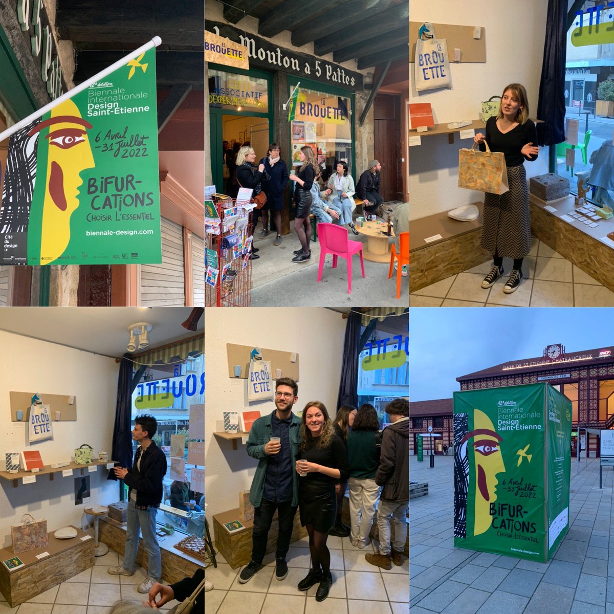 Dans le cadre de la <a href="/BiennaleDesign/">Biennale Internationale Design de Saint-Étienne</a>, nos étudiants de #DNMADe2 mention « design d’objet » exposent sur le thème « Le papier dans tous ses états ». De très belles créations à découvrir à #LaBrouette ! Bravo👏à eux et à leurs enseignants ! <a href="/academielyon/">Académie de Lyon</a> <a href="/SteMetropole/">Saint-Étienne Métropole</a>