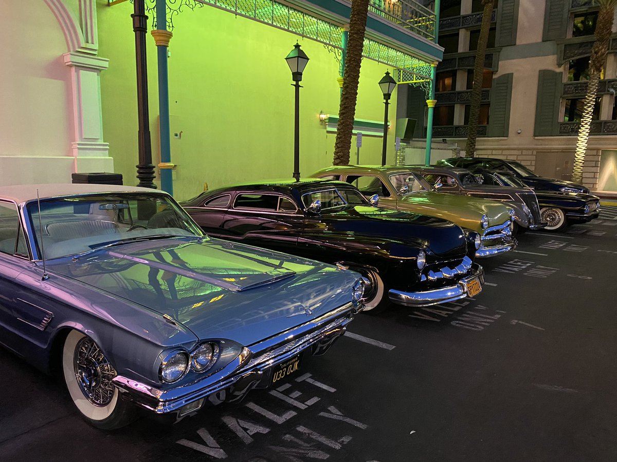 JeffreyWeldon81's tweet photo. Yβall, #RockabillyWeekend @orleanscasino is here and the vehicles in Valet DO π NOT π DISAPPOINT π. If youβre looking for some fun people-watching and car-gawking @LasVegasLocally, then get thee to The Orleans! https://t.co/vCDx1ZByHc