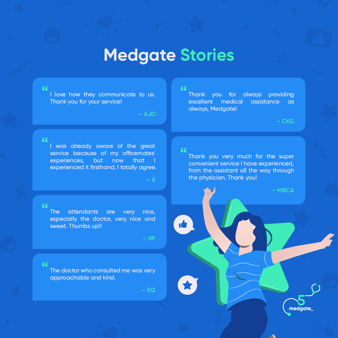 MedgatePH's tweet image. Medgate is committed to providing Filipinos with easily accessible and quality healthcare right at their fingertips. Contact us and speak with a specialist doctor from the comfort of your own home. Call doc now!​

#MedgateStories #Medgate #CallDoc